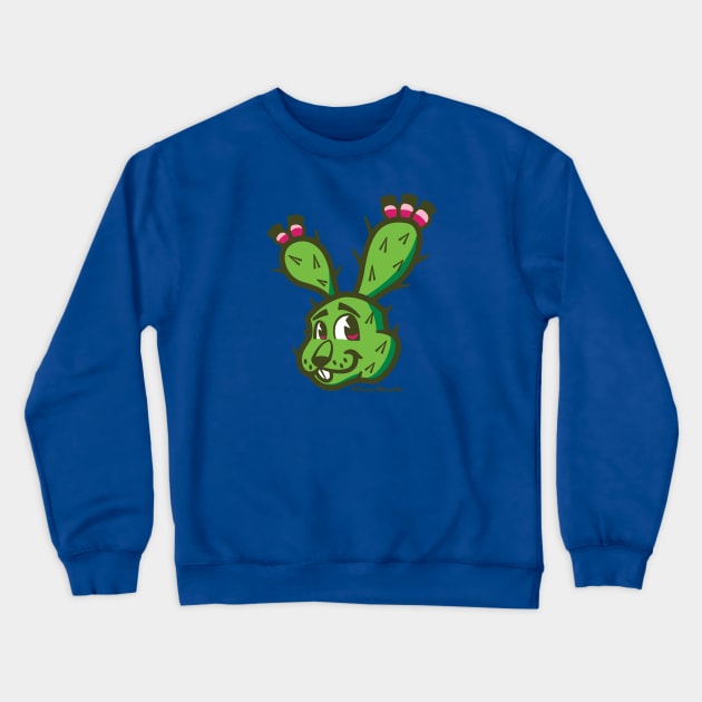 Nopal Bunny Crewneck Sweatshirt by Buenos Biscuits